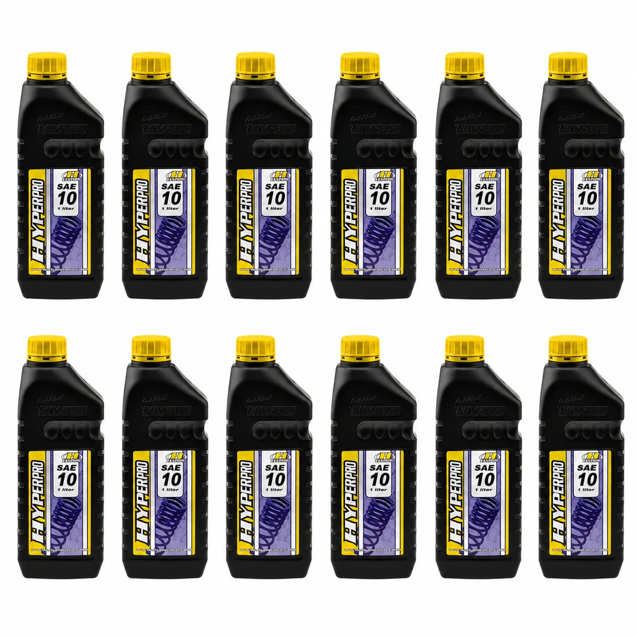 Forgaffelolie SAE 10 - kasse med 12X1 Liter - Hyperpro