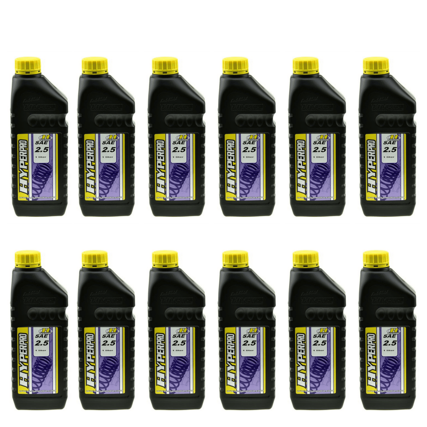 Forgaffelolie SAE 2.5 - kasse med 12X1 Liter - Hyperpro