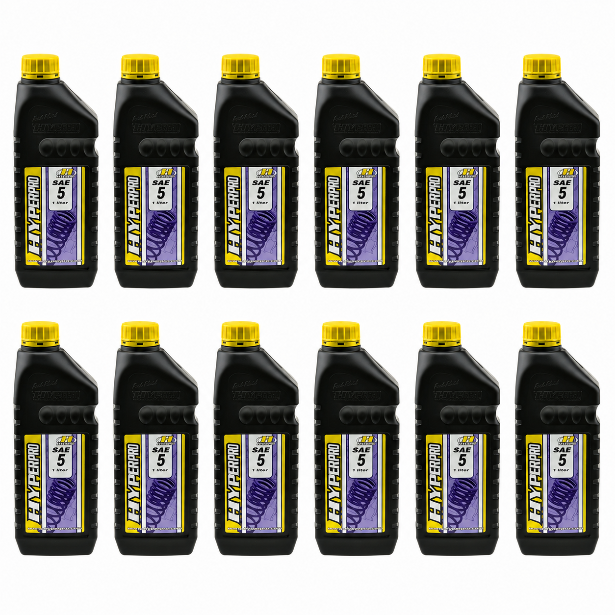 Forgaffelolie SAE 5 - kasse med 12X1 Liter - Hyperpro
