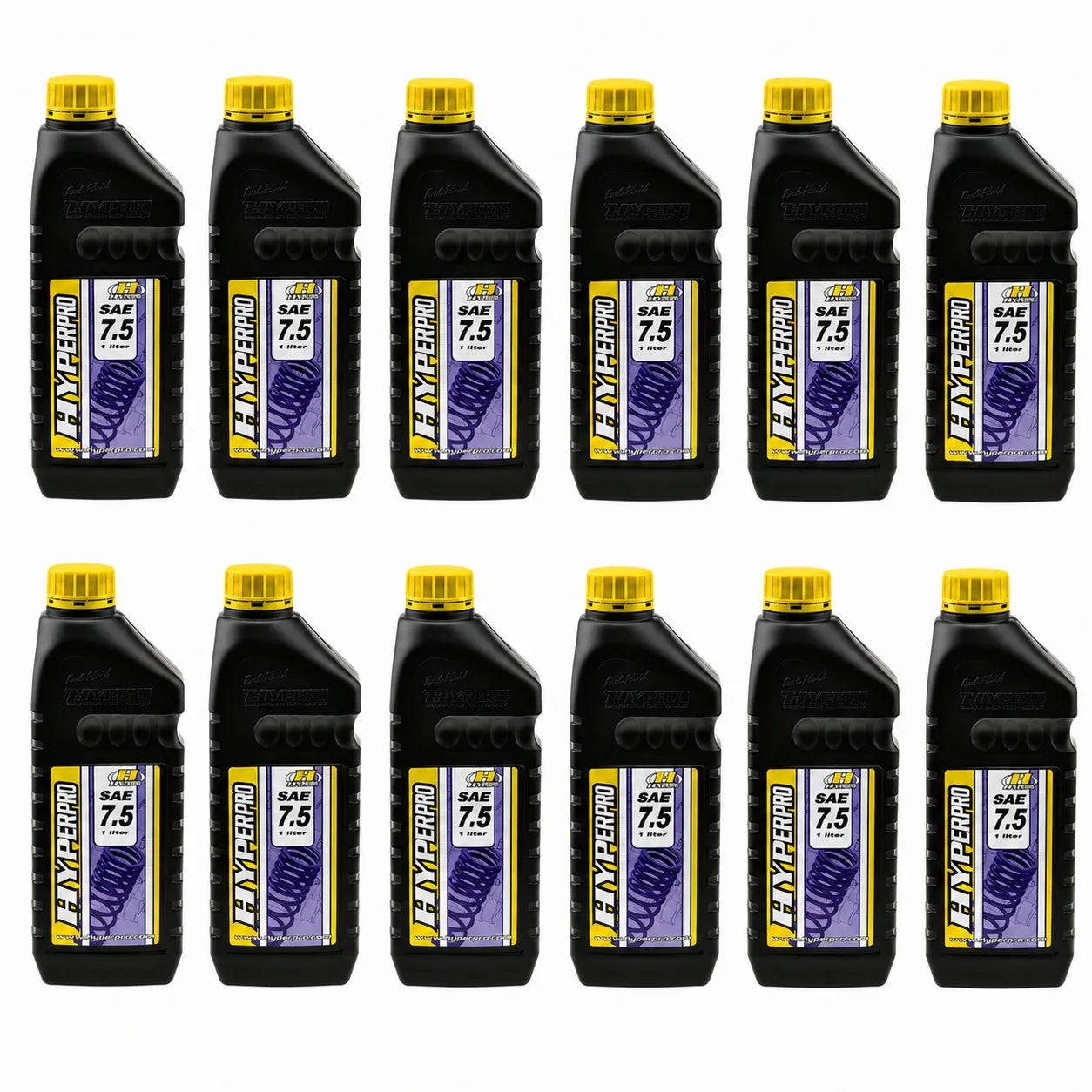 Forgaffelolie SAE 7.5 - kasse med 12X1 Liter - Hyperpro