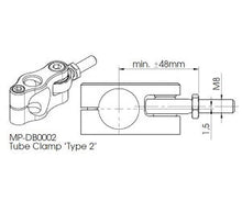 Styrdæmper clamp TYPE 2 universel styrdæmper - Hyperpro