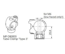 Styrdæmper clamp TYPE 3  - Hyperpro