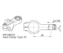 Styrdæmper clamp TYPE 10 universel styrdæmper - Hyperpro